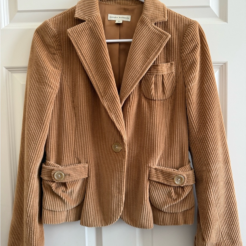 Banana Republic Brown Corduroy Blazer